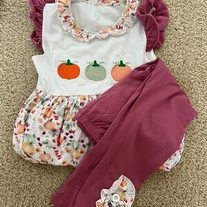 Adorable Pumpkin Patch Kids Costume Set
